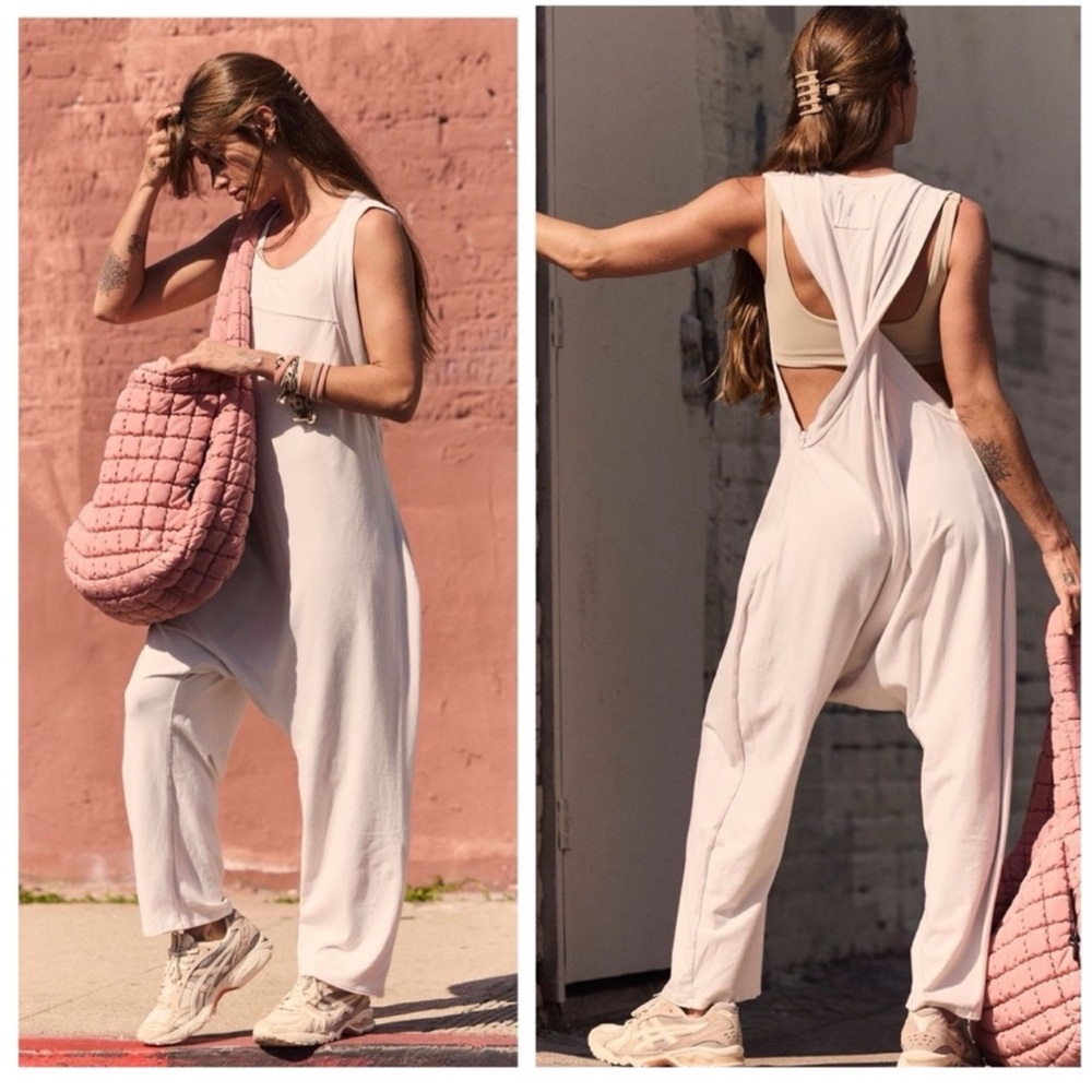 NWT Free People Movement Hot Shot Twisted Onesie LARGE